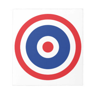 Thai Flag Roundel Target Notizblock