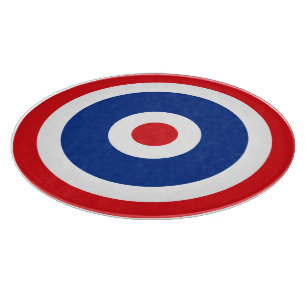 Thai Flag Roundel Target Schneidebrett