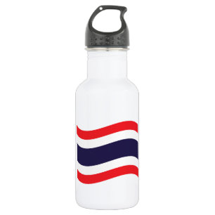 Thai Flag Wave Trinkflasche
