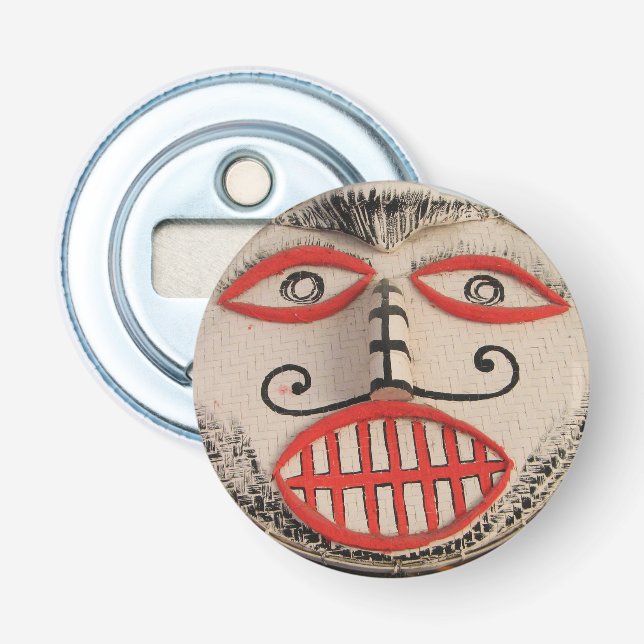 Thai Ghost Face, Phi Ta Khon Mask Festival, Loei Flaschenöffner (Vorderseite)