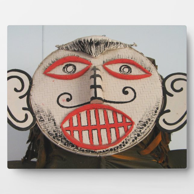 Thai Ghost Face, Phi Ta Khon Mask Festival, Loei Fotoplatte (Vorderseite)