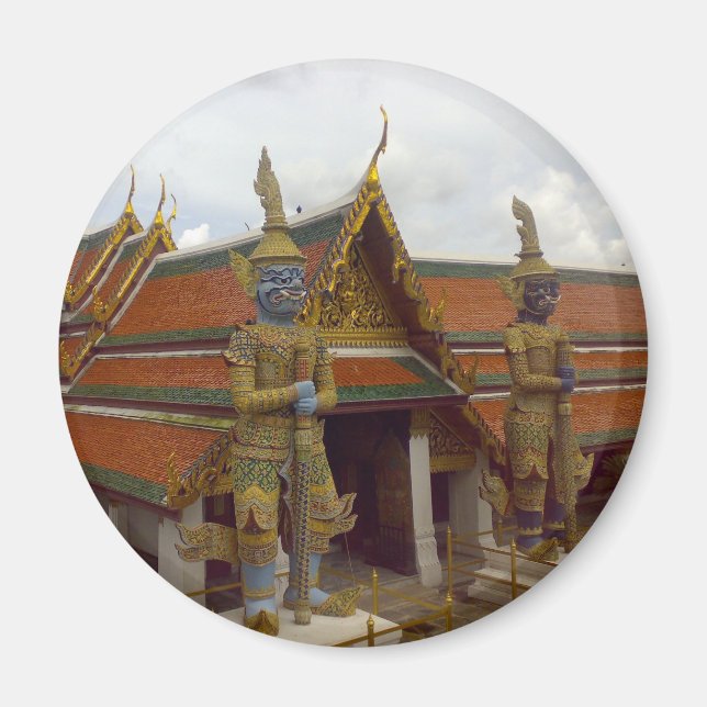 Thai Giant Guardians Kühlschrankmagnet Magnet (Vorne)