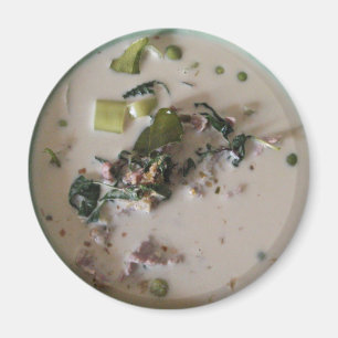 Thai Green Curry [แ ง เ ย ว กขีห. asiatisches Esse Magnet