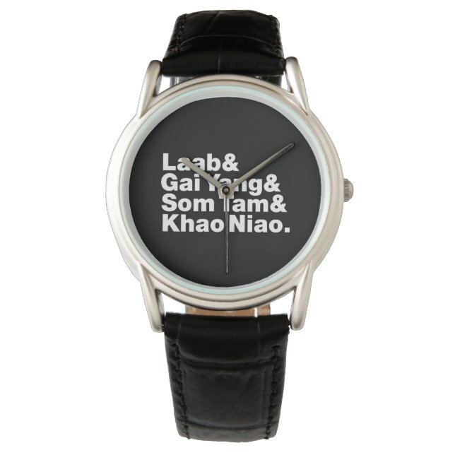Thai Isaan Street Food Armbanduhr (Vorderseite)
