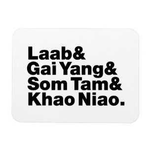 Thai Isaan Street Food Magnet