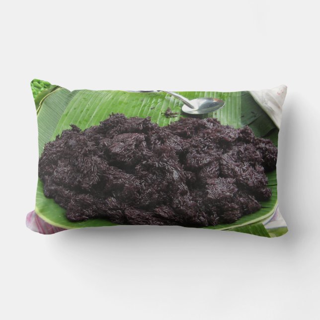 Thai Lao Black Rice [Khao Niao Dam] Lendenkissen (Vorderseite)