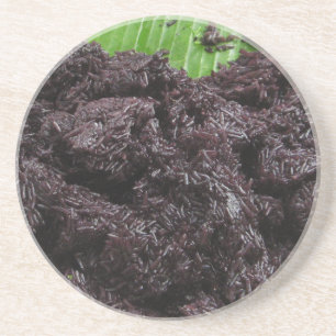 Thai Lao Black Sticky Rice [Khao Niao Dam] Getränkeuntersetzer