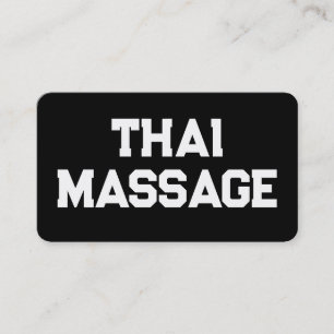 Thai Massage Visitenkarte