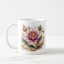 Thai Motif Blume Klassische Keramik