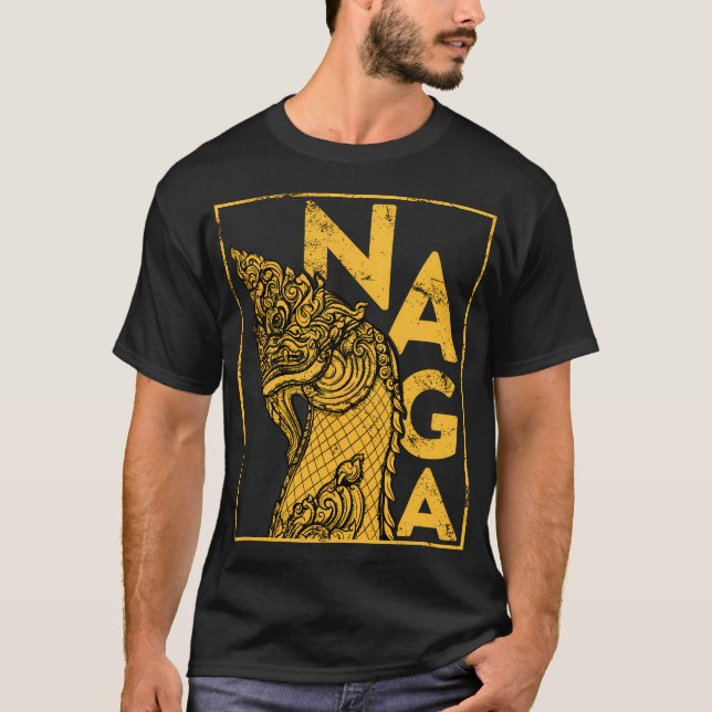 Thai Phaya Naga Sea Dragon Laotian Laos Naga Payan T-Shirt (Vorderseite)