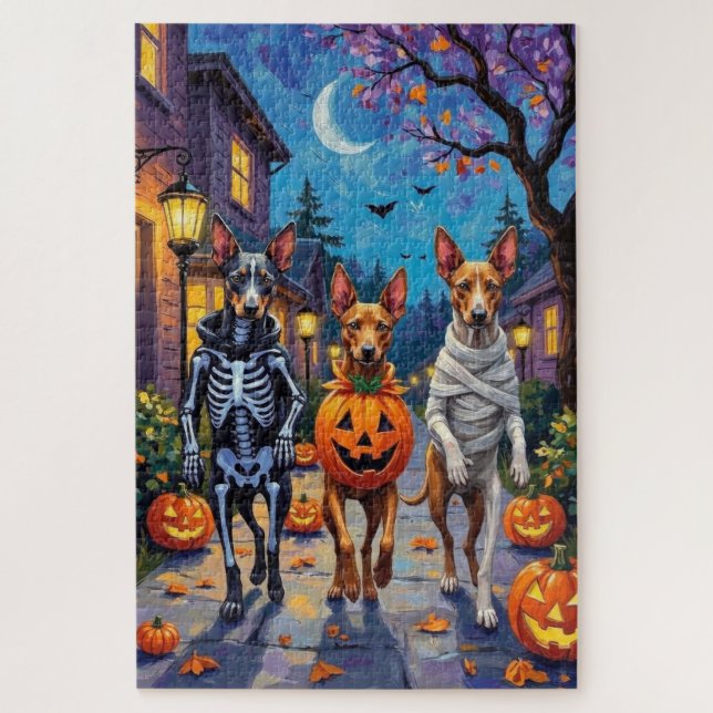 Thai Ridgeback Trick-or-Treating Halloween Costume Puzzle (Vertikal)