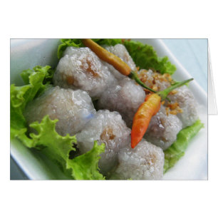 Thai Sago mit Chili ... Thailand Street Food Card