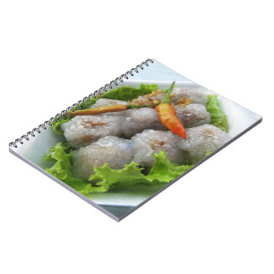 Thai Sago mit Chili ... Thailand Street Food Notizblock