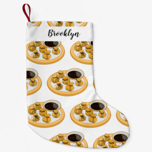 Thai Shrimp Cartoon Illustration Kleiner Weihnachtsstrumpf