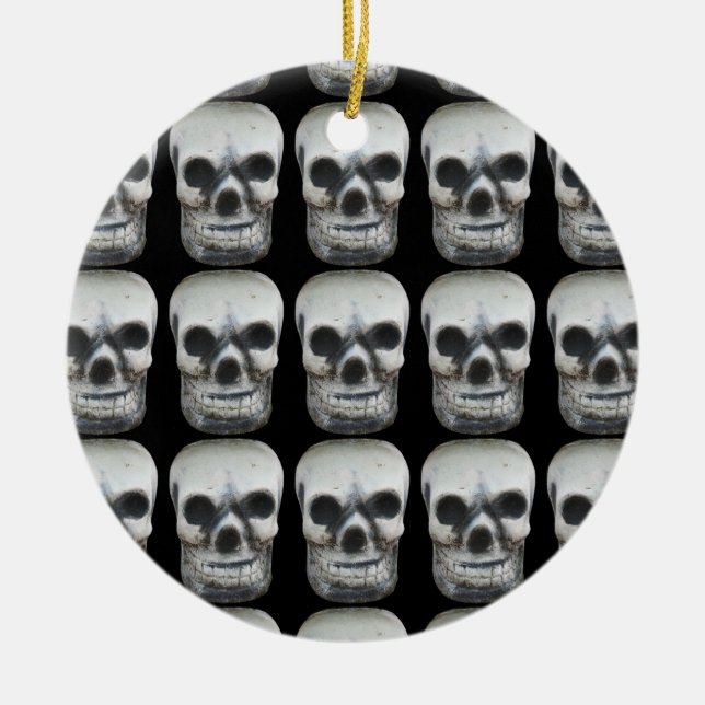 Thai Skull Keramikornament (Vorne)