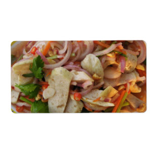 Thai Spicy Wurst Salat ... Asian Street Food