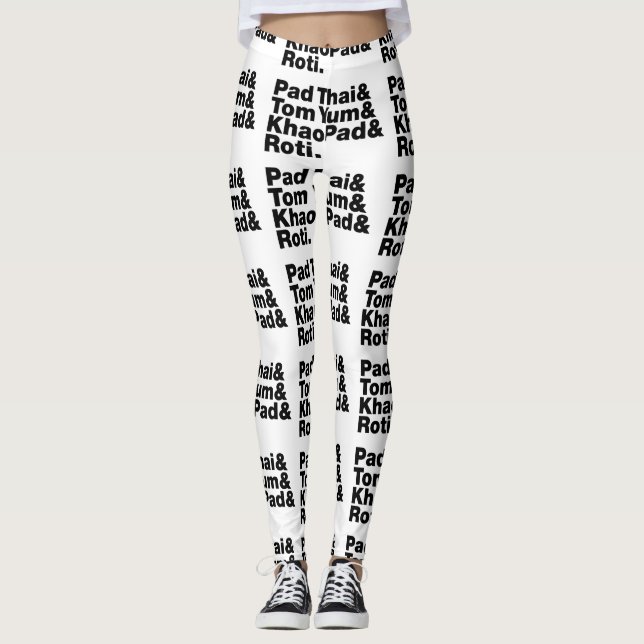 Thai Street Food Leggings (Vorderseite)