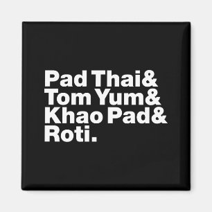 Thai Street Food Magnet