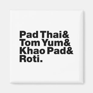 Thai Street Food Magnet