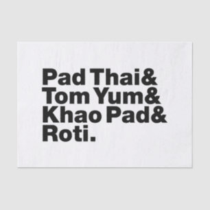 Thai Street Food Seidenpapier