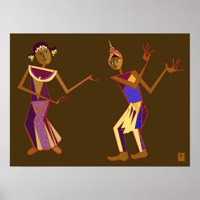 Thai-Tänzer Poster (Vorne)