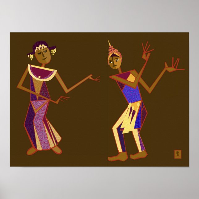 Thai-Tänzer Poster (Vorne)
