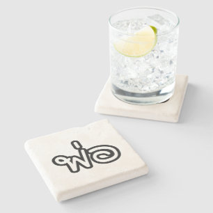 Thai Vater - พ่อ / Phaw - Thailändische Schrift Steinuntersetzer