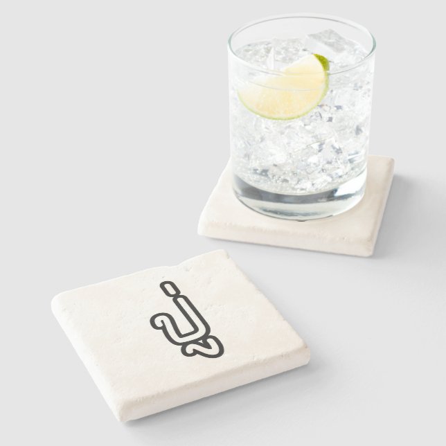 Thai (Vaterschaft) Großvater - ปู่ / Pu Steinuntersetzer (Seitenansicht)