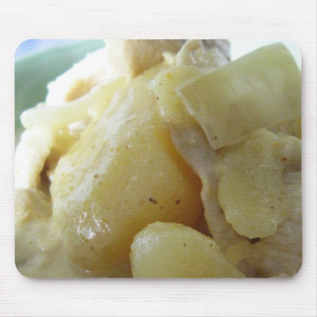 Thai Yellow Curry [แ ง ก ห ก ะ] .. Asian Street Fo Mousepad (Vorne)