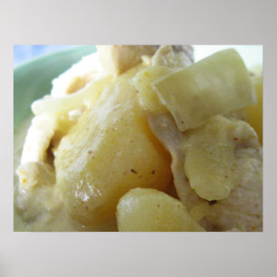 Thai Yellow Curry [แ ง ก ห ก ะ] .. Asian Street Fo Poster