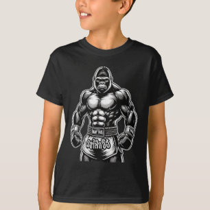 Thaiboxen und Kickboxen - Muay Thai Gorilla T-Shirt