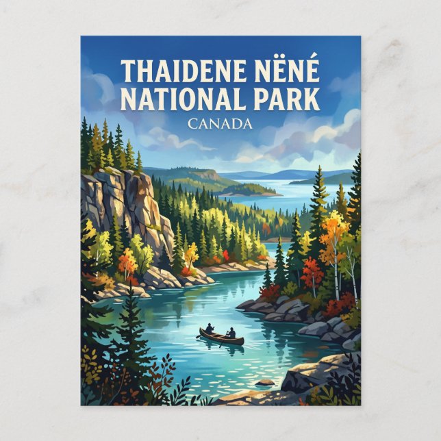Thaidene Nëné Nationalpark Kanada Postkarte (Vorderseite)