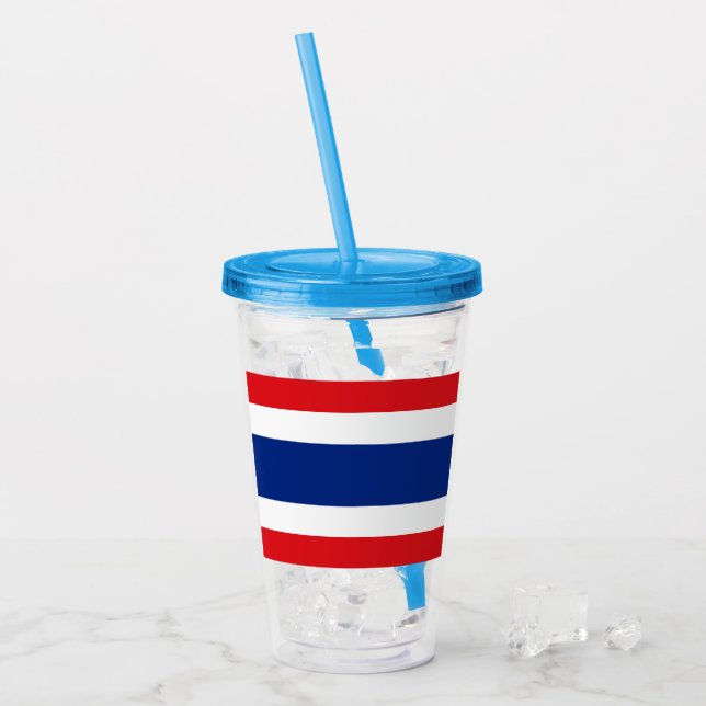 Thailand Acryltrinkbecher (Vorderseite Ice)