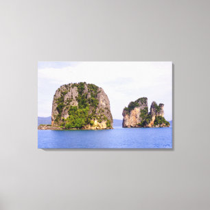 Thailand, Andaman-Meer. Ao Phang Nga-Inseln in Leinwanddruck