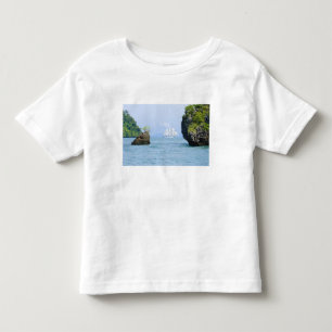 Thailand, Andaman-Meer. Star Fyer Klipper 2 Kleinkind T-shirt