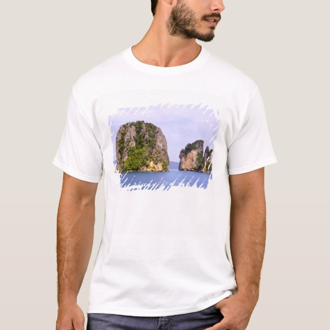 Thailand, Andaman Sea. Ao Phang Nga Inseln in 2 T-Shirt (Vorderseite)