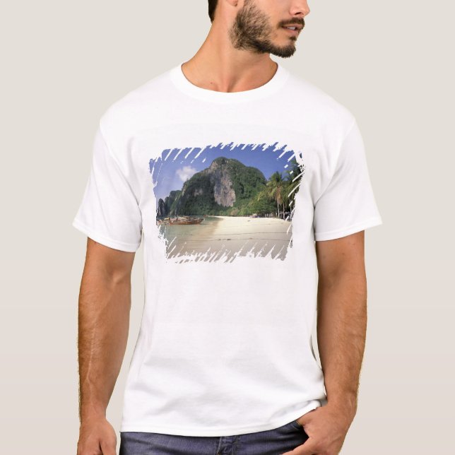 Thailand, Andaman Sea, Ko Phi Phi Island, Strand T-Shirt (Vorderseite)