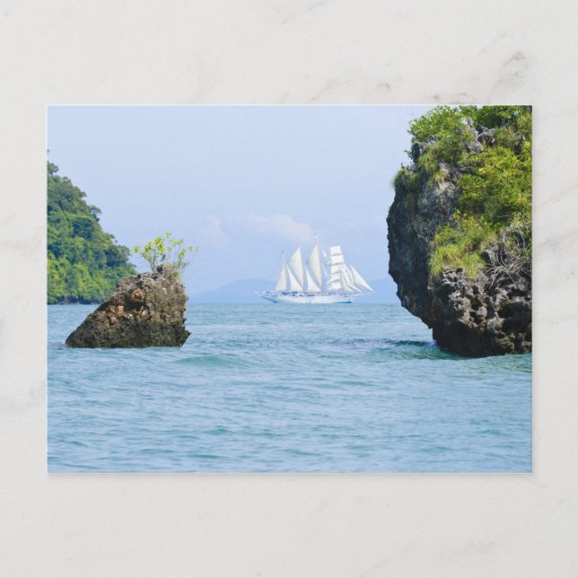 Thailand, Andaman Sea. Schiff Star Fyer 2 Postkarte (Vorderseite)