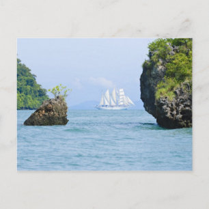 Thailand, Andaman Sea. Schiff Star Fyer 2 Postkarte