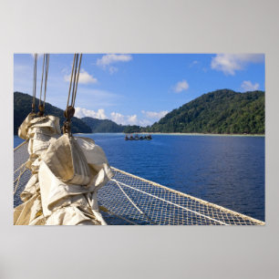 Thailand, Andaman Sea. Star Fyer Clipper Poster