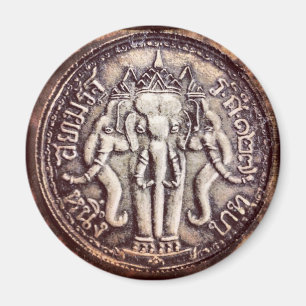 Thailand-Baht-Elefanten-Magnet Magnet