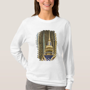 Thailand, Bangkok. Details von kunstvoll verzierte T-Shirt