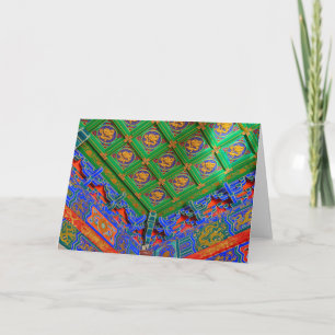 Thailand, Bangkok  Drachentempel Karte