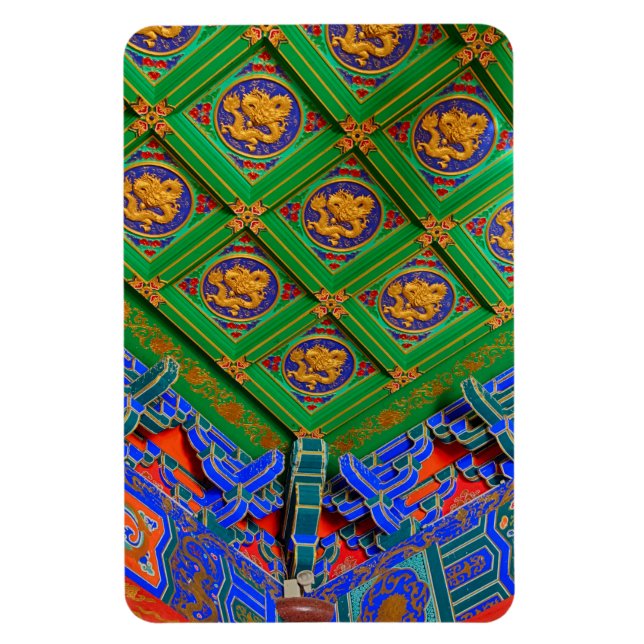 Thailand, Bangkok | Dragon Temple Magnet (Vertikal)