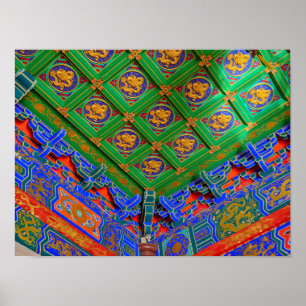 Thailand, Bangkok   Dragon Temple Poster