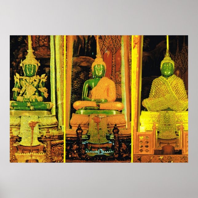Thailand, Bangkok, Emerald Buddha Poster (Vorne)