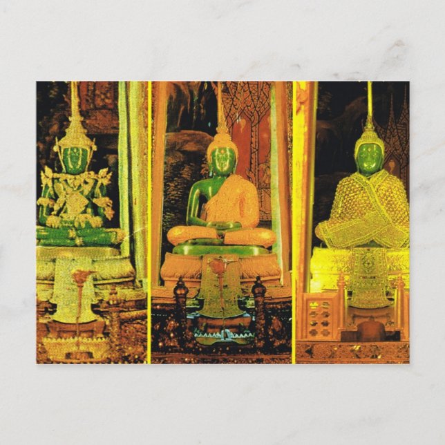 Thailand, Bangkok Emerald Buddha Postkarte (Vorderseite)