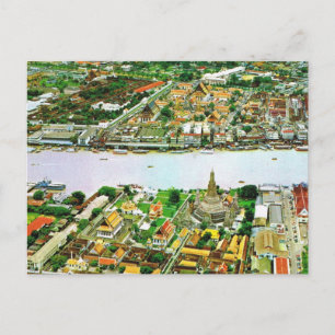 Thailand, Bangkok, Fluss Postkarte