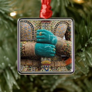 Thailand, Bangkok, Grand Palace Ornament Aus Metall