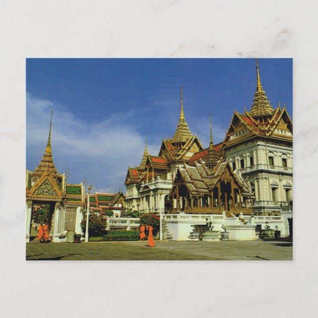 Thailand, Bangkok Grand Palace Postkarte (Vorderseite)